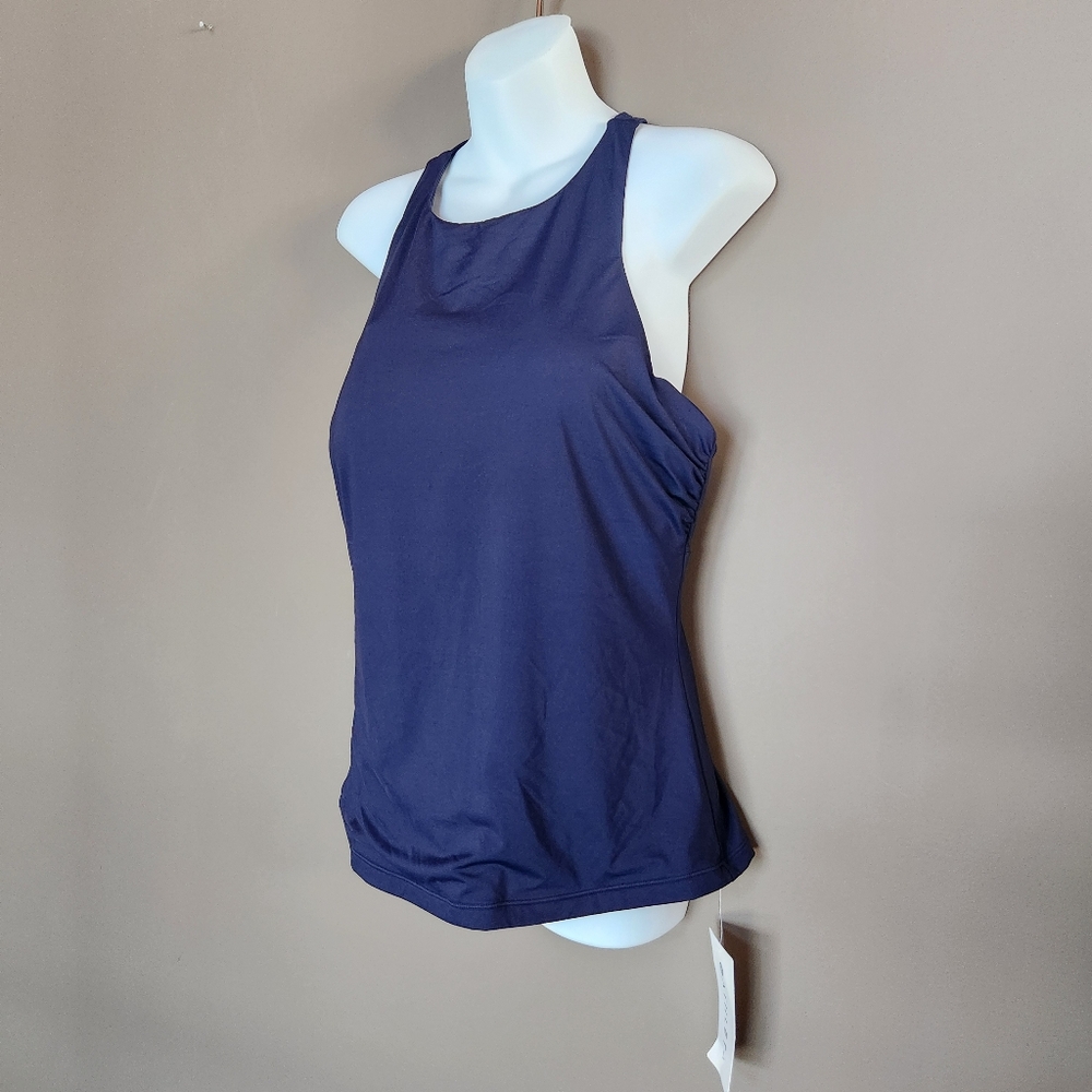 NWT $84 Athleta Maldives High Neck Swim Tank Top - Picture 2 of 6